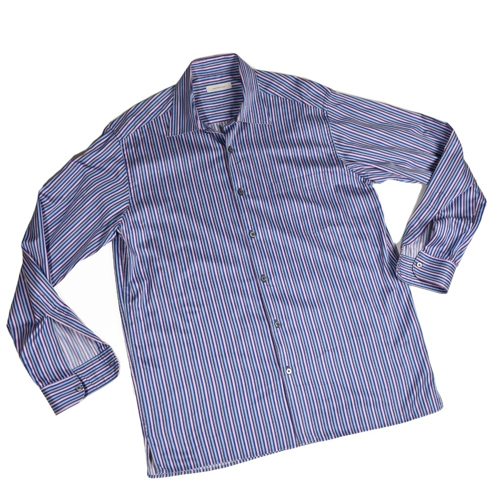 Ermenegildo Zegna Striped Shirt. Made in Italy. - Picture 1 of 6